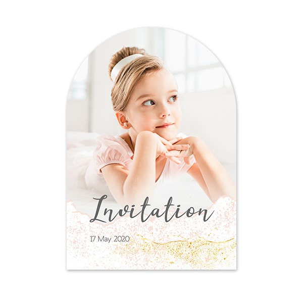 Single Card arched 10 x 14,3 cm