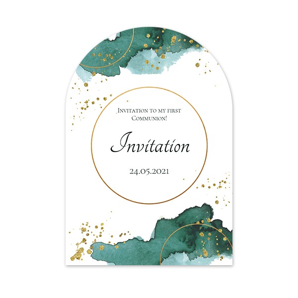 Single Card arched 10 x 14,3 cm