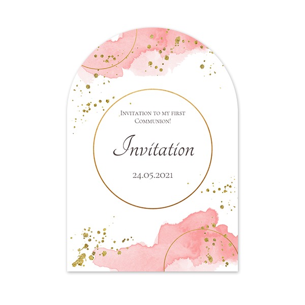 Single Card arched 10 x 14,3 cm