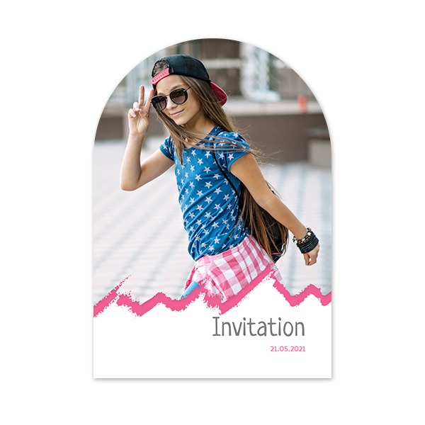 Single Card arched 10 x 14,3 cm Single Card arched 10 x 14,3 cm