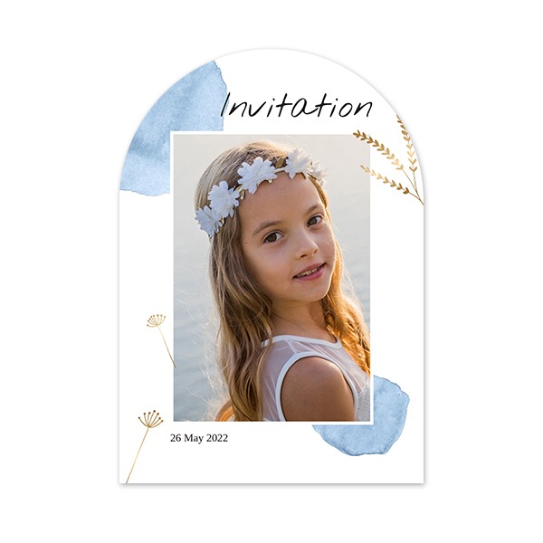 Single Card arched 10 x 14,3 cm
