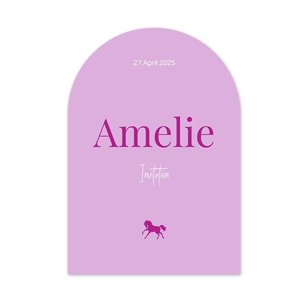 Single Card arched 10 x 14,3 cm