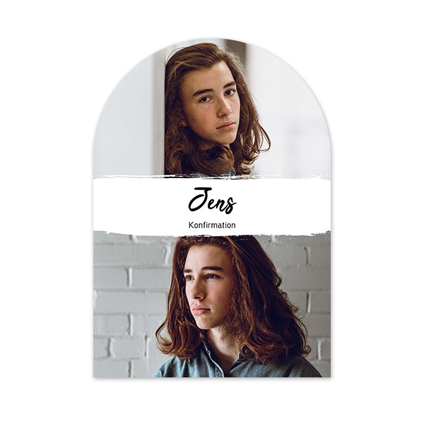 Enkle Fotokort bue 10 x 14,3 cm