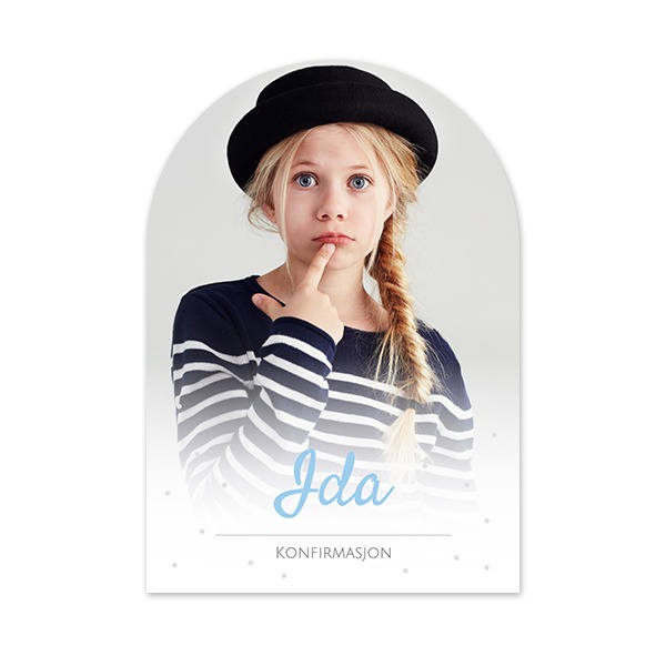 Enkle Fotokort bue 10 x 14,3 cm Enkle Fotokort bue 10 x 14,3 cm