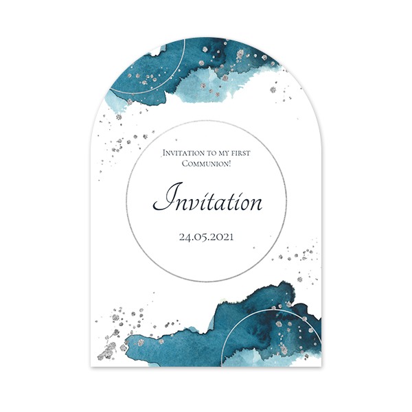 Single Card arched 10 x 14,3 cm