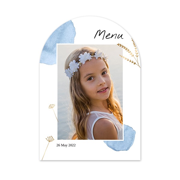 Faire-part arche 10 x 14,3 cm