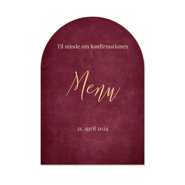 Enkle Fotokort bue 10 x 14,3 cm