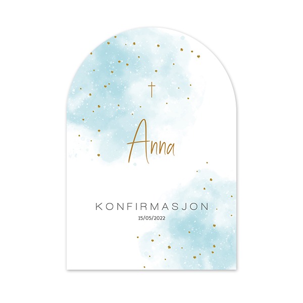 Enkle Fotokort bue 10 x 14,3 cm