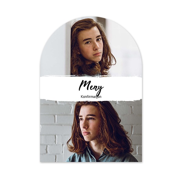 Enkle Fotokort bue 10 x 14,3 cm