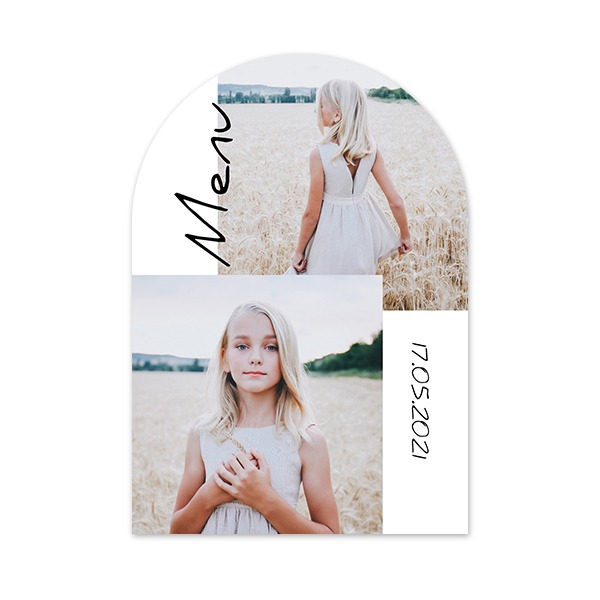 Single Card arched 10 x 14,3 cm Single Card arched 10 x 14,3 cm