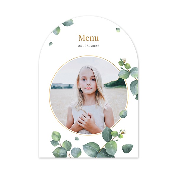 Single Card arched 10 x 14,3 cm