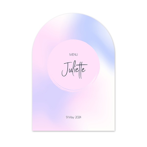 Fotokaart met boog 10 x 14,3 cm