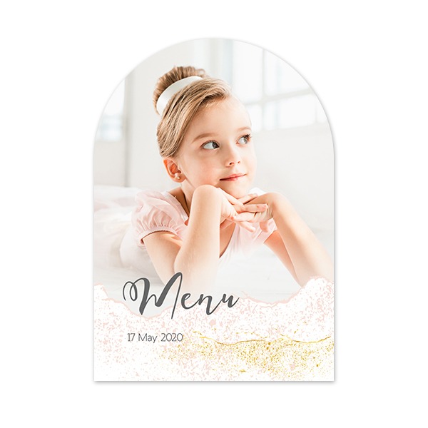 Single Card arched 10 x 14,3 cm