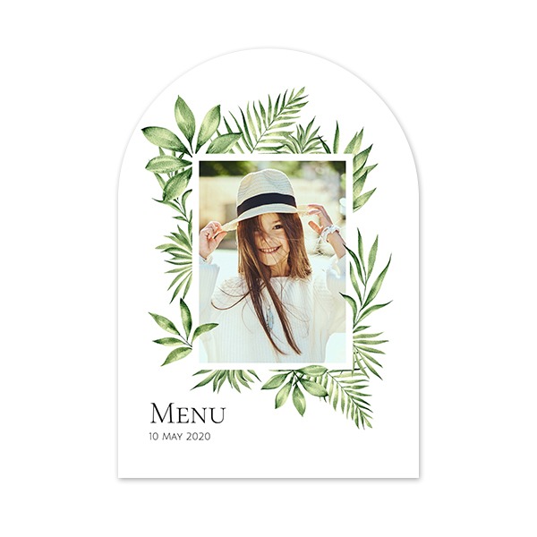 Single Card arched 10 x 14,3 cm Single Card arched 10 x 14,3 cm