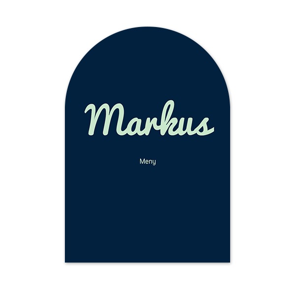 Enkle Fotokort bue 10 x 14,3 cm