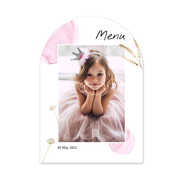 Single Card arched 10 x 14,3 cm