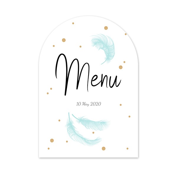 Single Card arched 10 x 14,3 cm