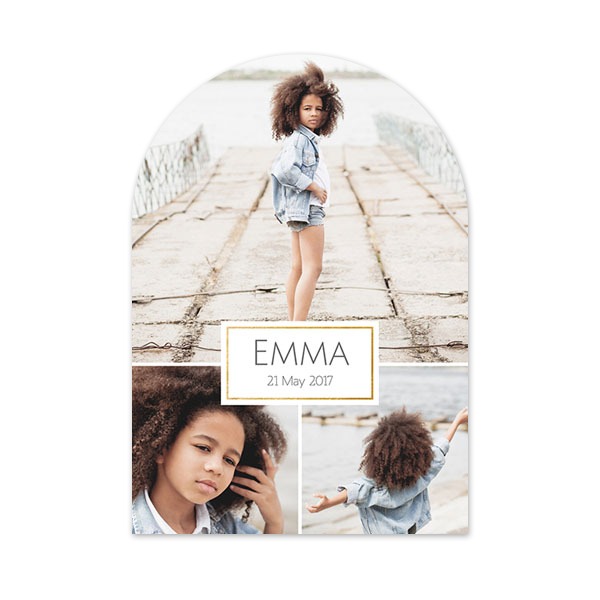 Single Card arched 10 x 14,3 cm