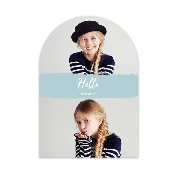 Enkle Fotokort bue 10 x 14,3 cm Enkle Fotokort bue 10 x 14,3 cm