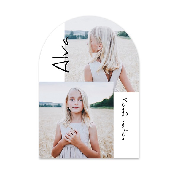 Enkla Fotokort  valv 10 x 14,3 cm