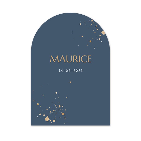 Fotokaart met boog 10 x 14,3 cm