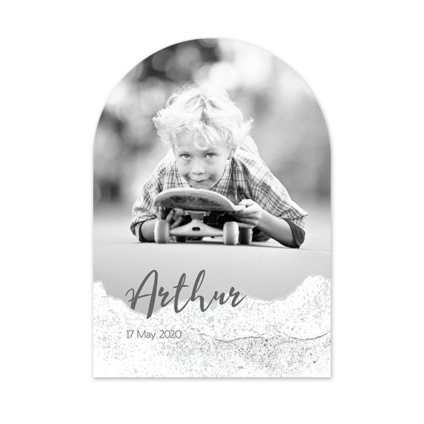 Single Card arched 10 x 14,3 cm