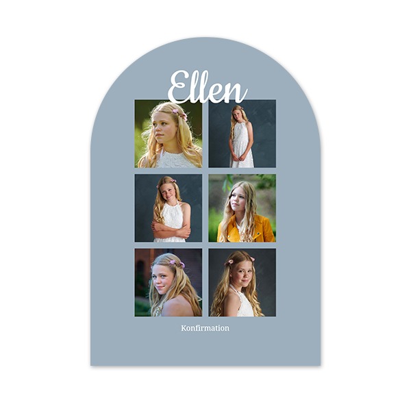 Enkla Fotokort  valv 10 x 14,3 cm