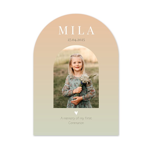 Single Card arched 10 x 14,3 cm Single Card arched 10 x 14,3 cm