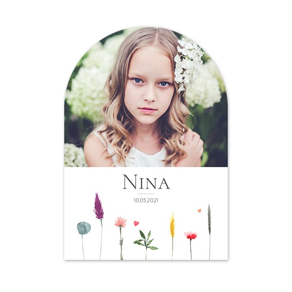 Single Card arched 10 x 14,3 cm