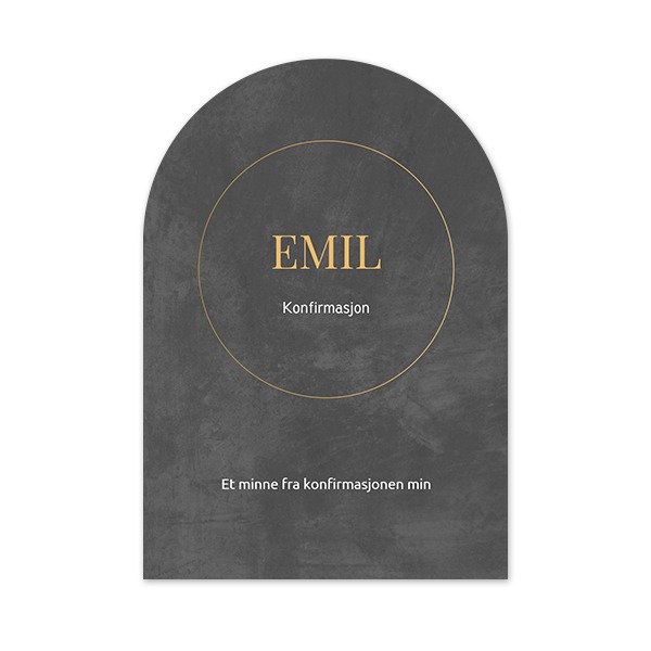 Enkle Fotokort bue 10 x 14,3 cm