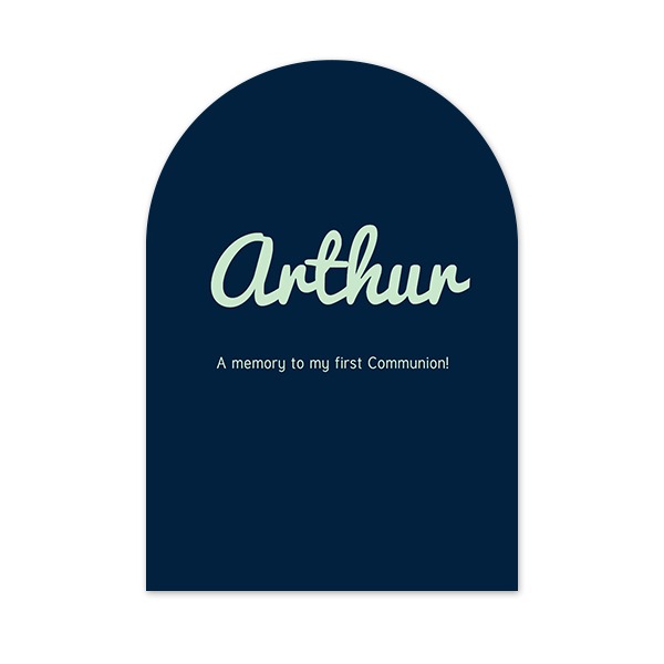 Single Card arched 10 x 14,3 cm