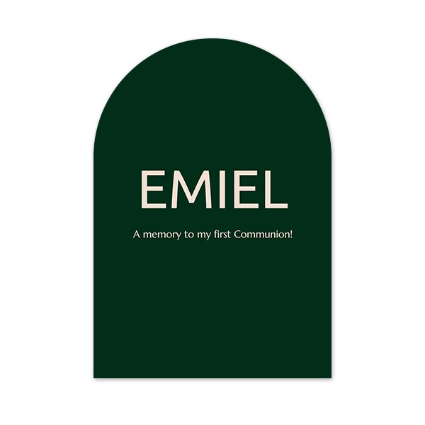 Single Card arched 10 x 14,3 cm