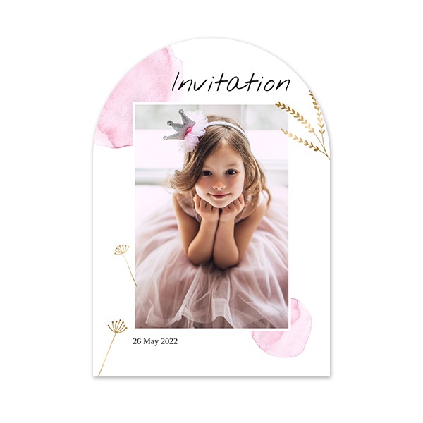 Single Card arched 10 x 14,3 cm Single Card arched 10 x 14,3 cm