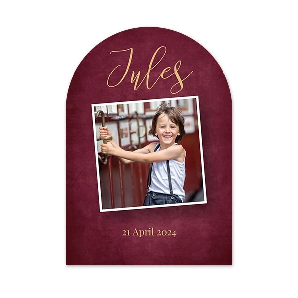 Single Card arched 10 x 14,3 cm