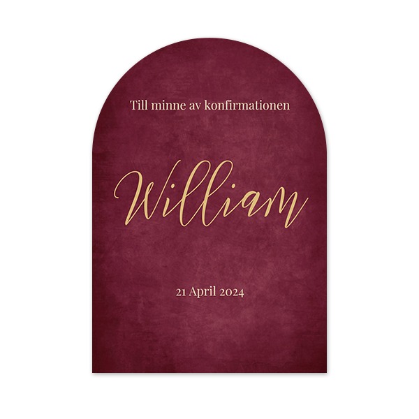 Enkla Fotokort  valv 10 x 14,3 cm