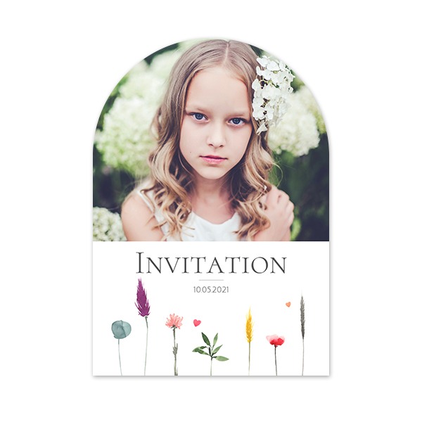 Single Card arched 10 x 14,3 cm Single Card arched 10 x 14,3 cm