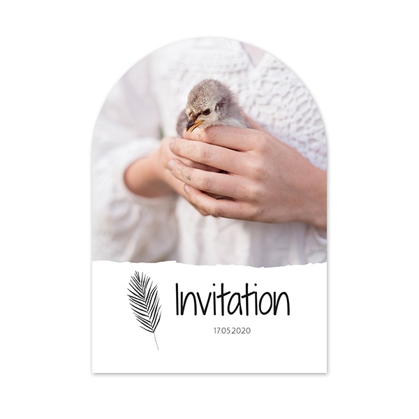 Single Card arched 10 x 14,3 cm Single Card arched 10 x 14,3 cm