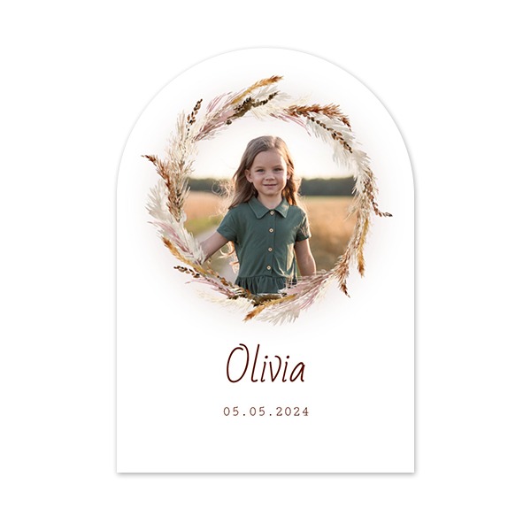 Single Card arched 10 x 14,3 cm Single Card arched 10 x 14,3 cm