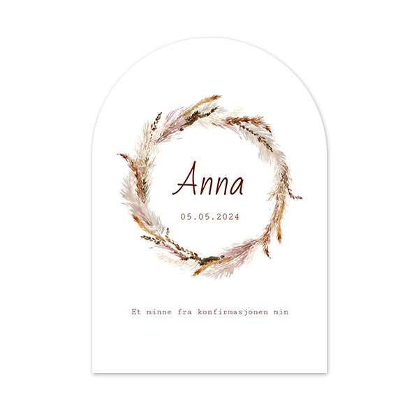 Enkle Fotokort bue 10 x 14,3 cm