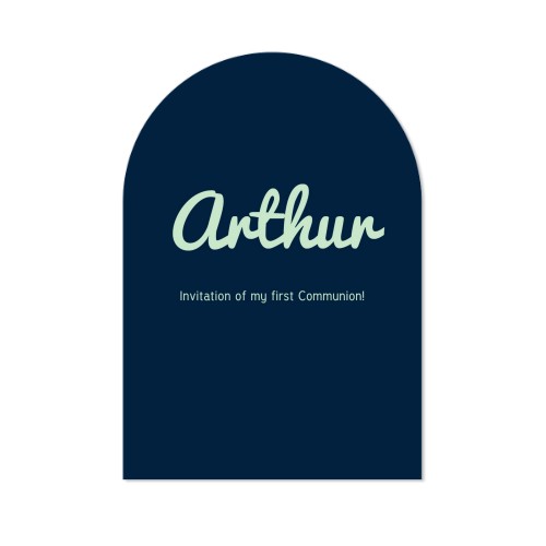 Faire-part arche 10 x 14,3 cm