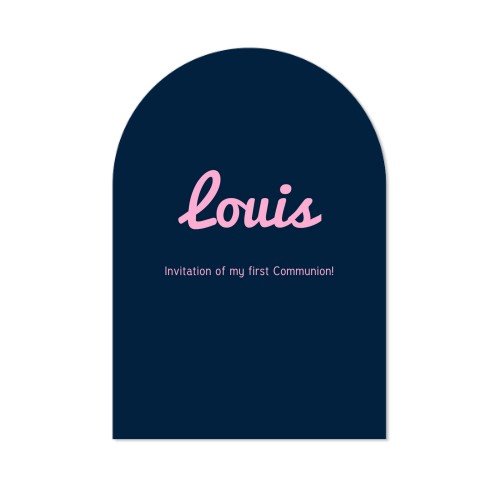 Faire-part arche 10 x 14,3 cm