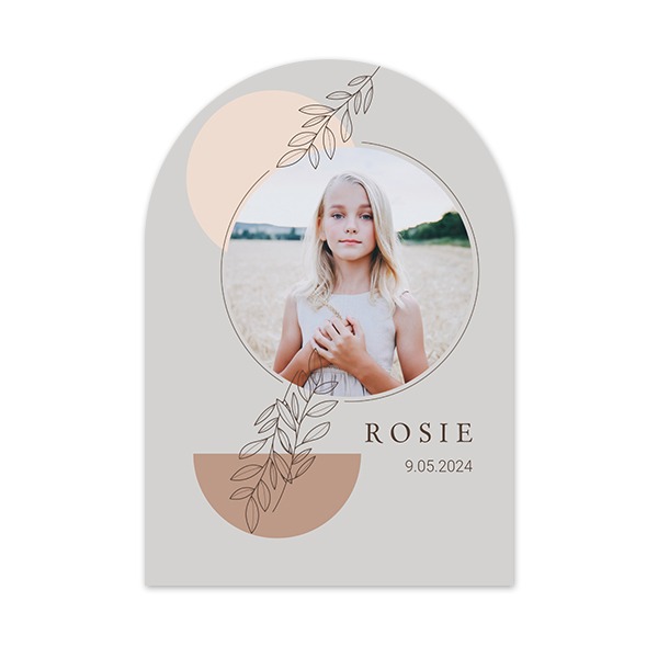 Single Card arched 10 x 14,3 cm