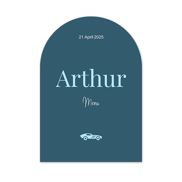 Single Card arched 10 x 14,3 cm
