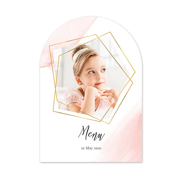 Single Card arched 10 x 14,3 cm