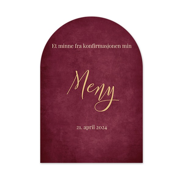 Enkle Fotokort bue 10 x 14,3 cm