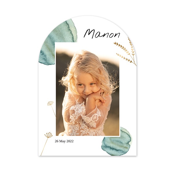 Single Card arched 10 x 14,3 cm