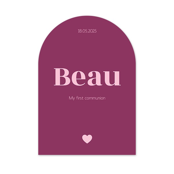 Single Card arched 10 x 14,3 cm