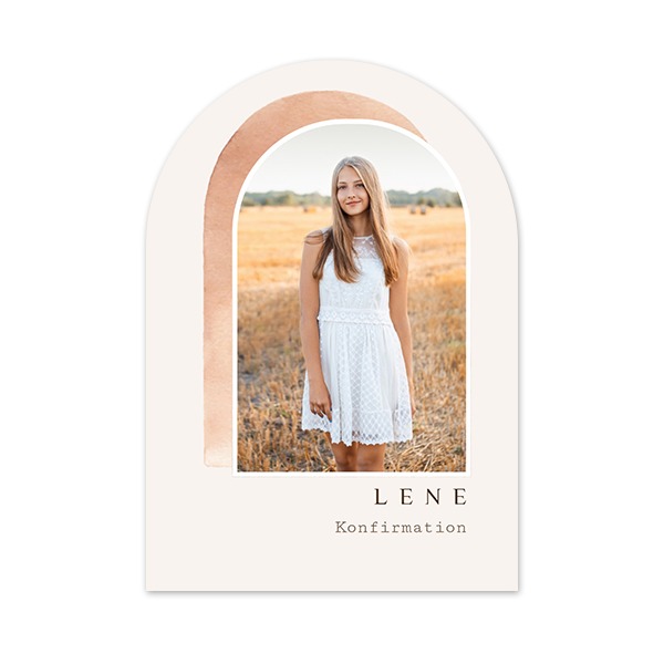 Enkle Fotokort bue 10 x 14,3 cm