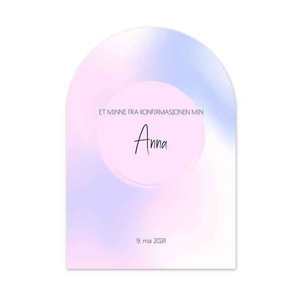 Enkle Fotokort bue 10 x 14,3 cm