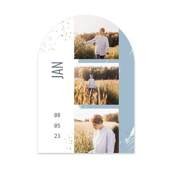 Enkle Fotokort bue 10 x 14,3 cm